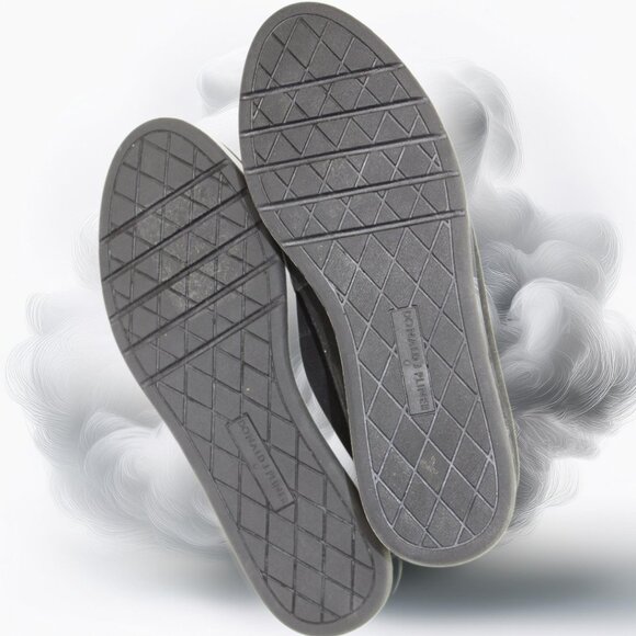 Donald J. Pilner Mickey Snake Gunmetal Gray Black Platform Slip-On, Size 6 - Picture 6 of 7